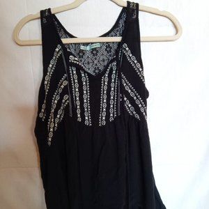 Women's Bohemian Tank with Lacy Racerback